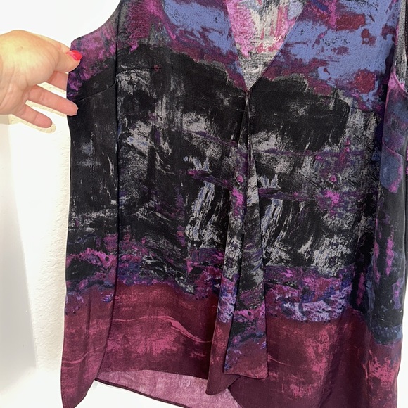 DIVORCE CLEARANCE-TAKING OFFERS Rachel Roy Dark Mulberry Combo - Picture 9 of 13